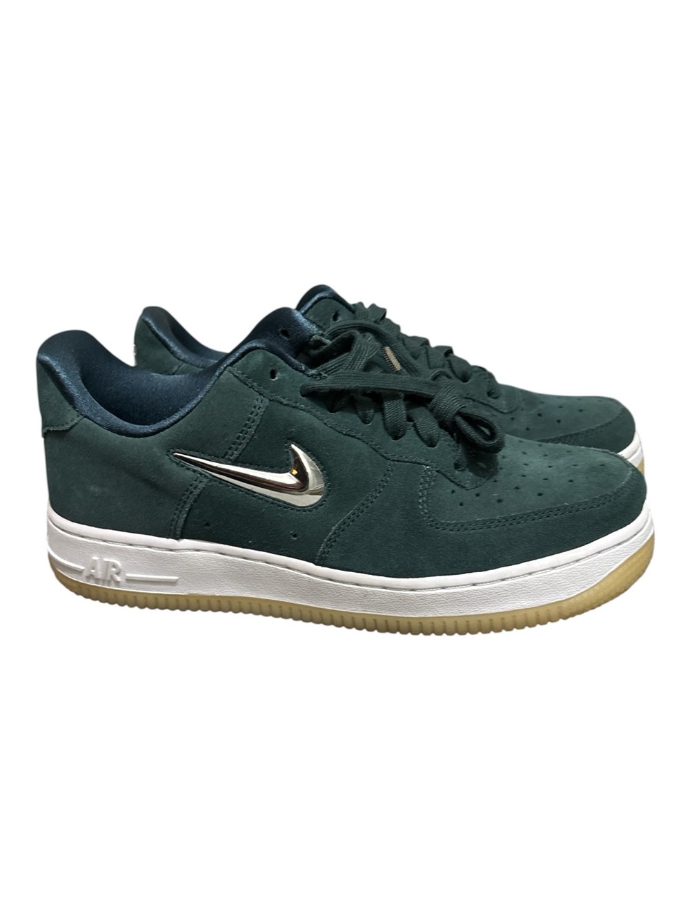 Nike Wmns Air Force 1 ‘07 Premium LX Chrome Jewel Faded Spruce Sneakers